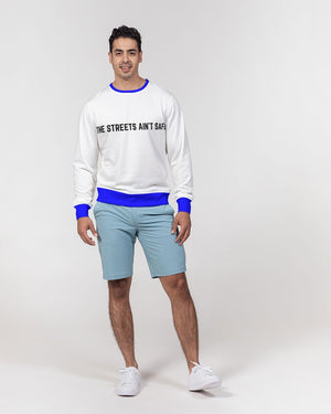 Slime Ain't Safe Blu Men's Classic French Terry Crewneck Pullover